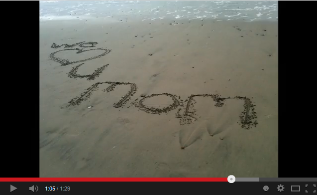 We Love You Mom at La Selva Beach